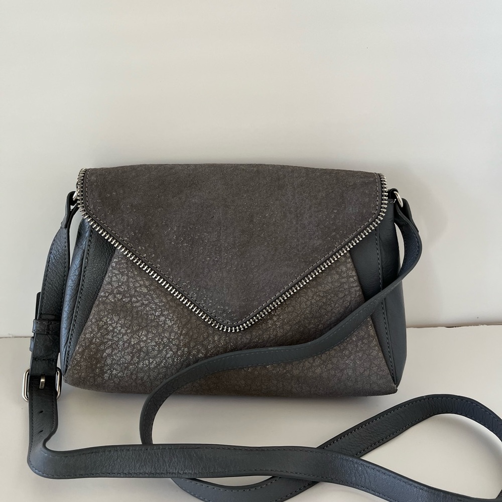 Halogen Charcoal Crossbody Bag